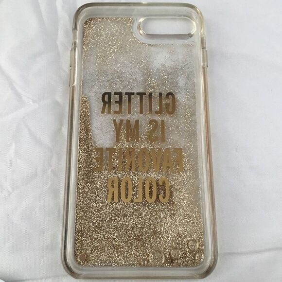Kate Spade Liquid Glitter iPhone 7+ Phone Case (G) - Picture 7 of 8